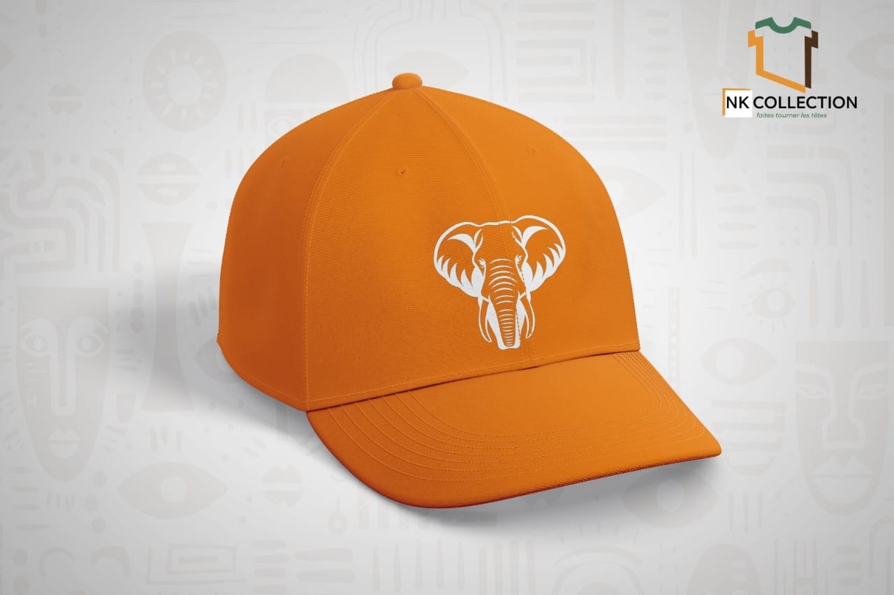 Éléphant blanc casquette CMD
